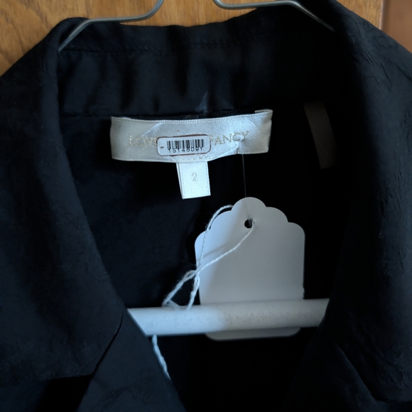 Derek Lam Black Blazer with Gold Buttons - Picture 3 of 4